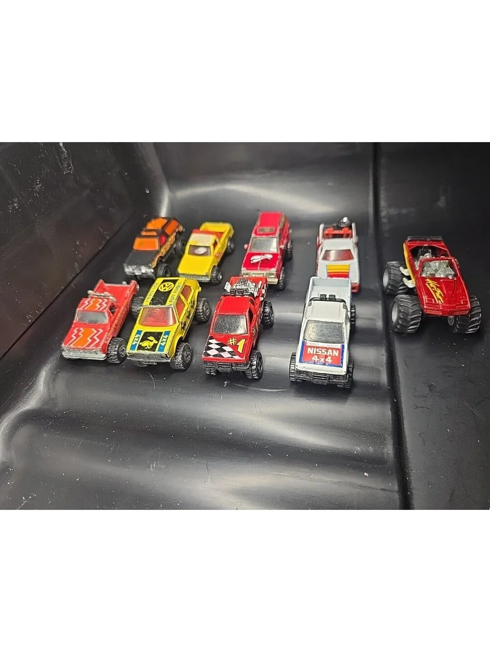Lot Of 9 Hot Wheels/Matchbox Trucks 70s/80s